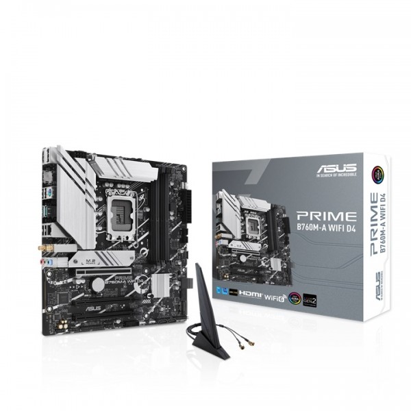 ASUS MOTHERBOARD PRIME B760M-A WIFI D4, 1700, DDR4, MATX - PC & Περιφερειακά & Αναβάθμιση
