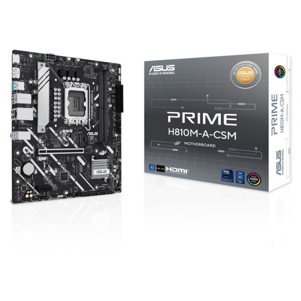ASUS MOTHERBOARD PRIME H810M-A-CSM, DDR5, 1851, MATX - Asus