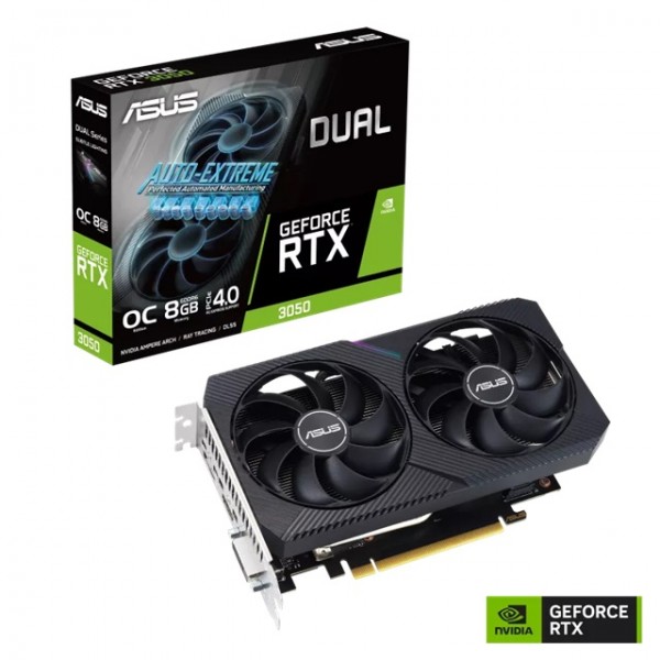 ASUS VGA DUAL-RTX3050-O8G-V2, 8GB, GDDR6 - Σύγκριση Προϊόντων