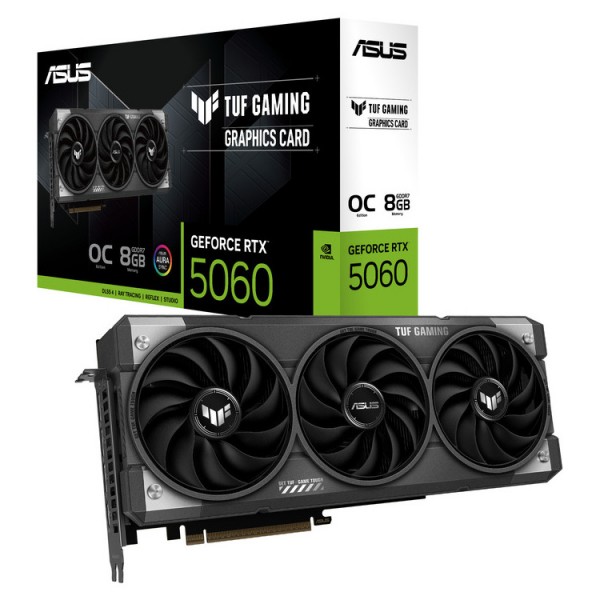 ASUS VGA TUF-RTX5060-O8G-GAMING, 8GB, GDDR7 - PC & Περιφερειακά & Αναβάθμιση