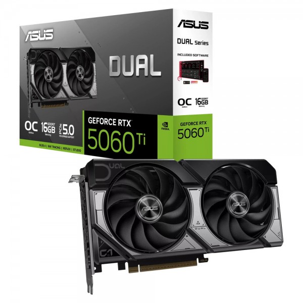 ASUS VGA DUAL-RTX5060TI-016G, 16GB, GDDR7 - Εξαρτήματα-Αναβάθμιση