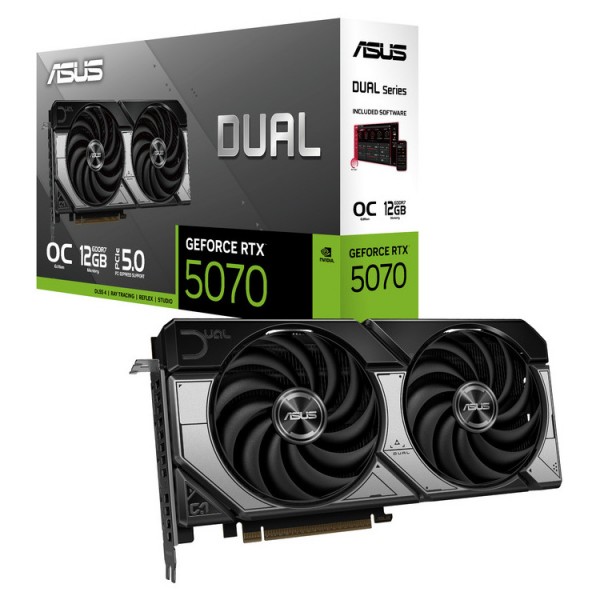 ASUS VGA DUAL-RTX5070-O12G, 12GB, GDDR7 - Σύγκριση Προϊόντων