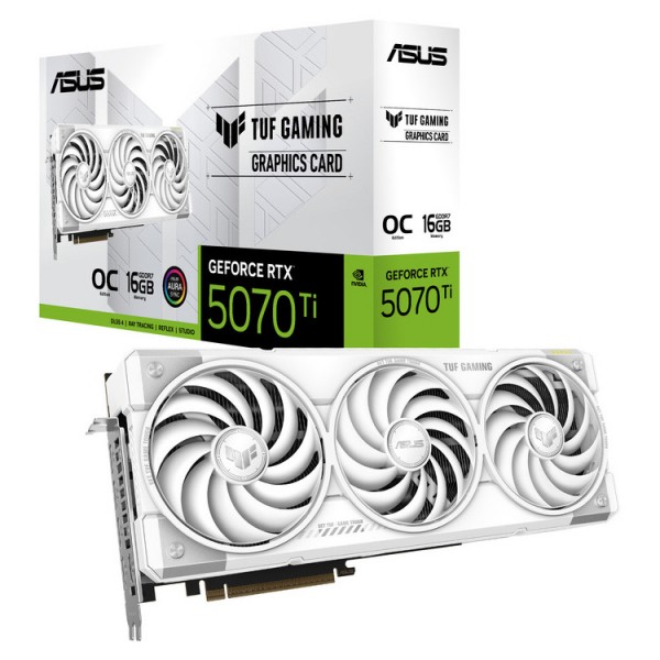 ASUS VGA TUF-RTX5070TI-O16G-WHITE-GAMING, 16GB GDDR7 - PC & Περιφερειακά & Αναβάθμιση