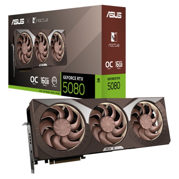 ASUS VGA RTX5080-O16G-NOCTUA , 16GB , GDDR7 - Asus