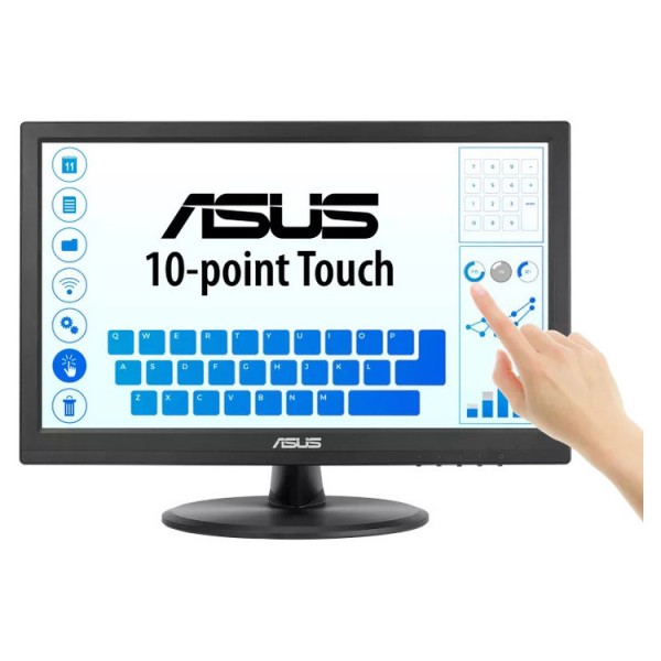 ASUS Monitor ASUS VT169HE, 15.6'' Touch 10-point,  FHD, 5ms, 60Hz IPS, HDMI, D-SUB, Eye Care+ Technology, 3YearsW - Σύγκριση Προϊόντων