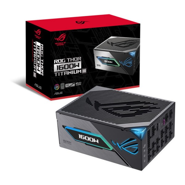 ASUS Power Supply 1600W ROG-THOR-1600T3-GAMING Fully Modular 80+Plus TITANIUM - Asus
