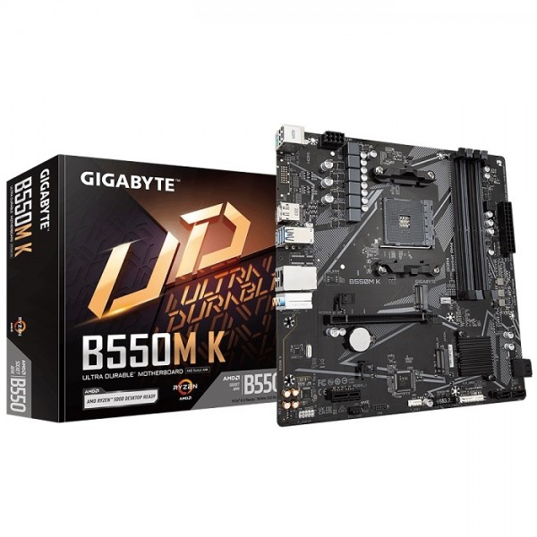 GIGABYTE MOTHERBOARD B550M K, AM4 ,MATX - Gigabyte