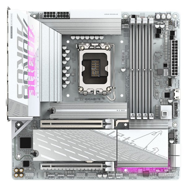 GIGABYTE MOTHERBOARD B860M AORUS ELITE WIFI6 ICE DDR5, 1851, MATX - Gigabyte