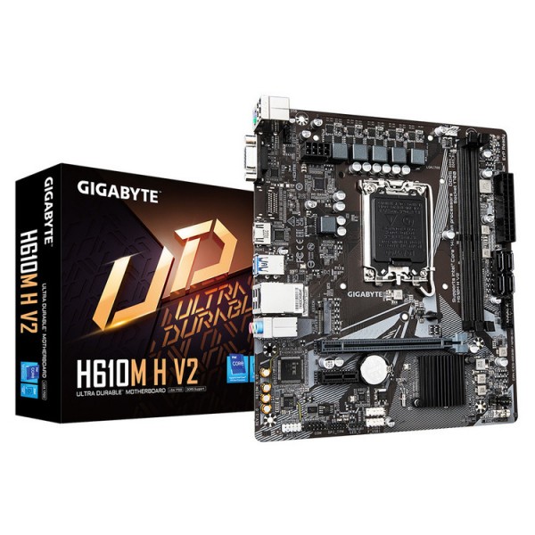 GIGABYTE MOTHERBOARD H610M H  V2 DDR5 ,1700 ,MATX - PC & Περιφερειακά & Αναβάθμιση