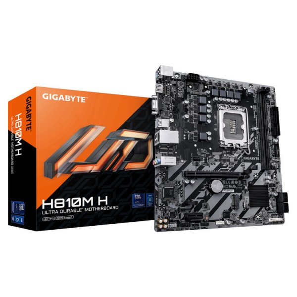 GIGABYTE MOTHERBOARD H810M H 1.0 DDR5, 1851, MATX - Gigabyte
