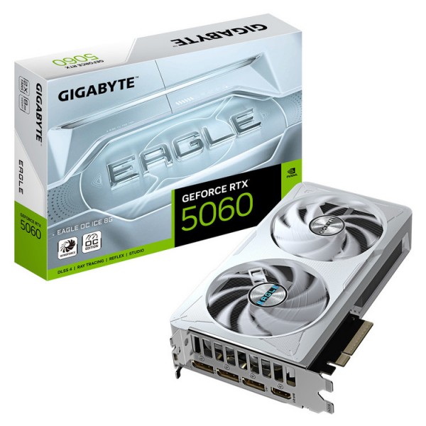GIGABYTE VGA GV-N5060EAGLEOC ICE-8GD, 8GB, GDDR7 - Κάρτες Γραφικών