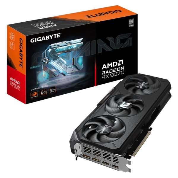 GIGABYTE VGA GV-R9070GAMING OC-16GD , 16GB, GDDR6 - Κάρτες Γραφικών
