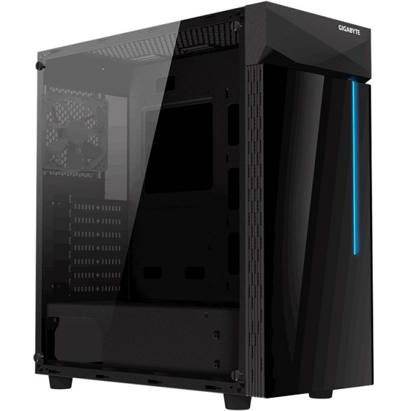 GIGABYTE Case C200W GLASS  Middle ATX Black USB 3.0 - Gigabyte