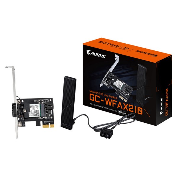 GIGABYTE Wireless PCIe WIFI 6 GC-WFAX210 ,2400Mbps - PC & Περιφερειακά & Αναβάθμιση