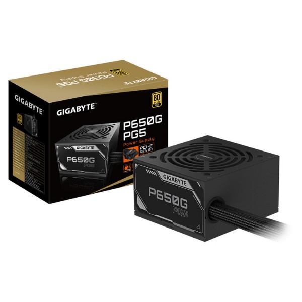 GIGABYTE Power Supply 650W APFC 80+ GOLD PCIE 5.0 - Τροφοδοτικά