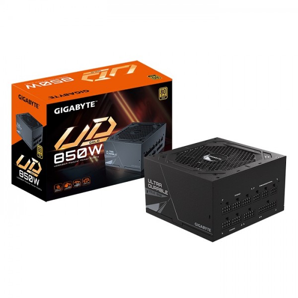 GIGABYTE Power Supply 850W Ultra Durable Fully Modular  80+Plus GOLD - Gigabyte