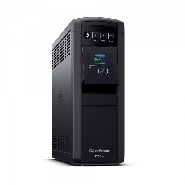 CYBERPOWER UPS Intelligent  CP1600EPFCLCD Line Interactive APFC LCD 1600VA - CYBERPOWER