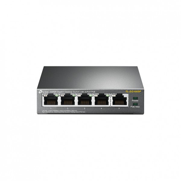 TP-LINK TL-SG1005P 5 PORTS GIGABIT 4 PORT 56W POE - tp-link