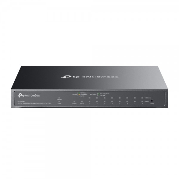 TP-LINK SWITCH OMADA ES210GMP 8 PoE+, 1GB, Managed Switch - tp-link