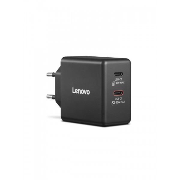 LENOVO Dual USB-C 65W GaN Charger - Lenovo