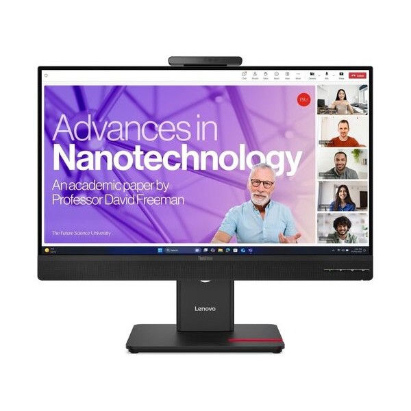 LENOVO Monitor ThinkVision T24-4v 23.8'' FHD IPS, HDMi, Display Port,USB-C,VGA, Height adjustable,Camera,Speakers, 3YearsW - Νέα & Ref PC