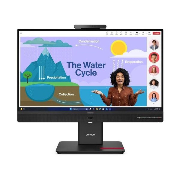 LENOVO Monitor ThinkVision T24D-4v 23.8'' FHD IPS, HDMi, Display Port,USB-C,USB, Height adjustable,Speakers, 3YearsW - Νέα & Ref PC