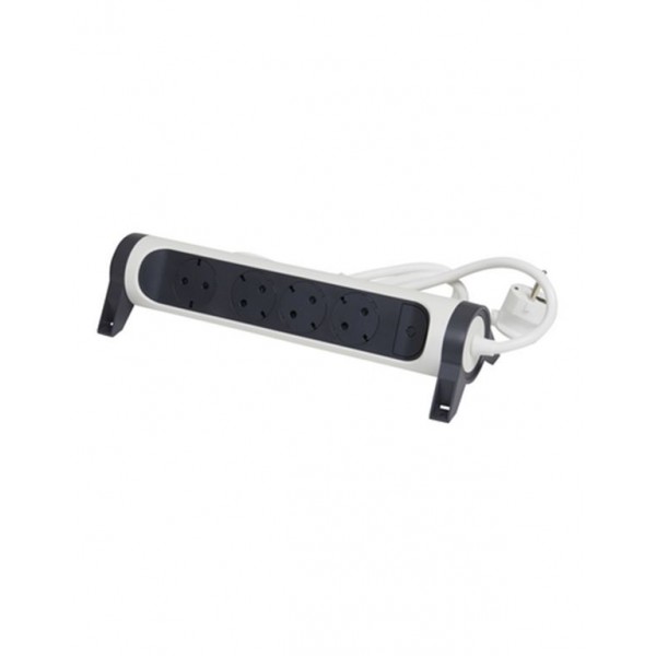 Legrand SurgeArrest 4 Outlets 3m Cable  White/Grey Rotating - Προστασία Ρεύματος (UPS/ Πολύμπριζα)