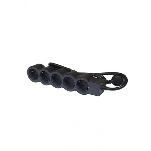 Legrand SurgeArrest 5 Outlets 1.5m Cable  Black/Grey - Προστασία Ρεύματος (UPS/ Πολύμπριζα)