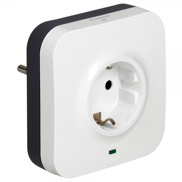 Legrand SurgeArrest 1 Outlet White, 2 x RJ45 | Προστασία Ρεύματος (UPS/ Πολύμπριζα) | PC & Περιφερειακά & Αναβάθμιση |