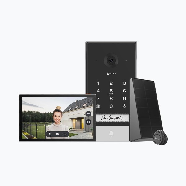 EZVIZ Wi-Fi Video Doorphone EP7 Kit with solar Panel - HIKVISION-EZVIZ
