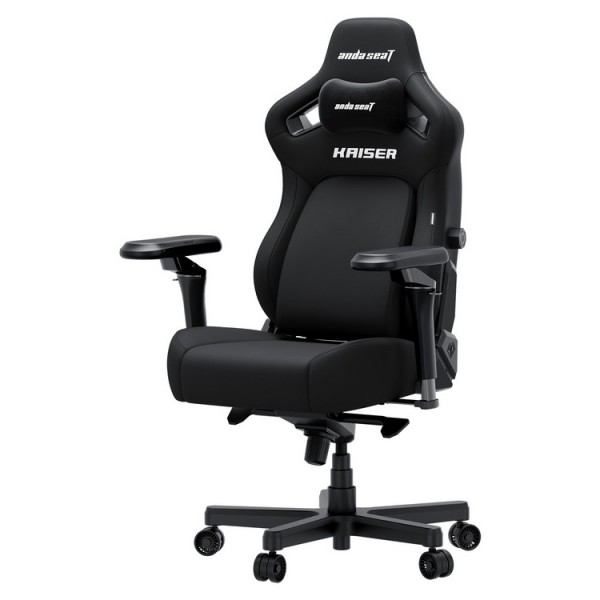 ANDA SEAT Gaming Chair KAISER-4 V2 XL Black Fabric with 6D Armrest - Σύγκριση Προϊόντων
