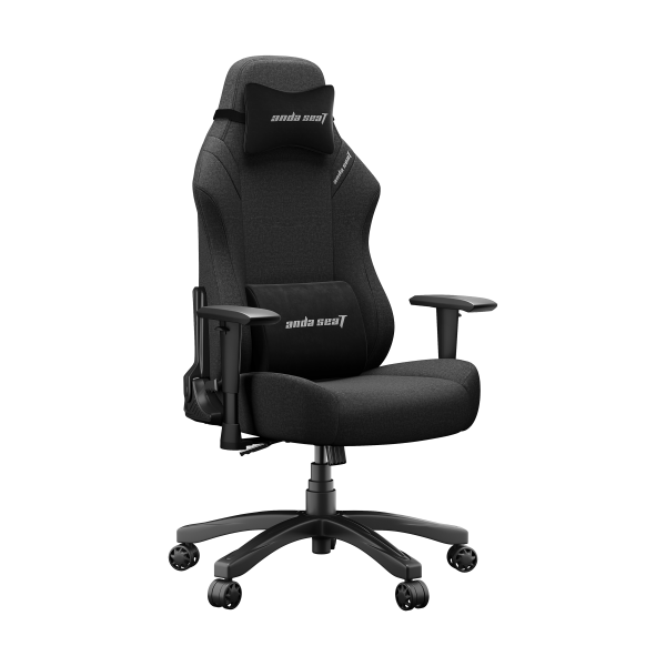 ANDA SEAT GAMING CHAIR LUNA DARK GREY FABRIC - 