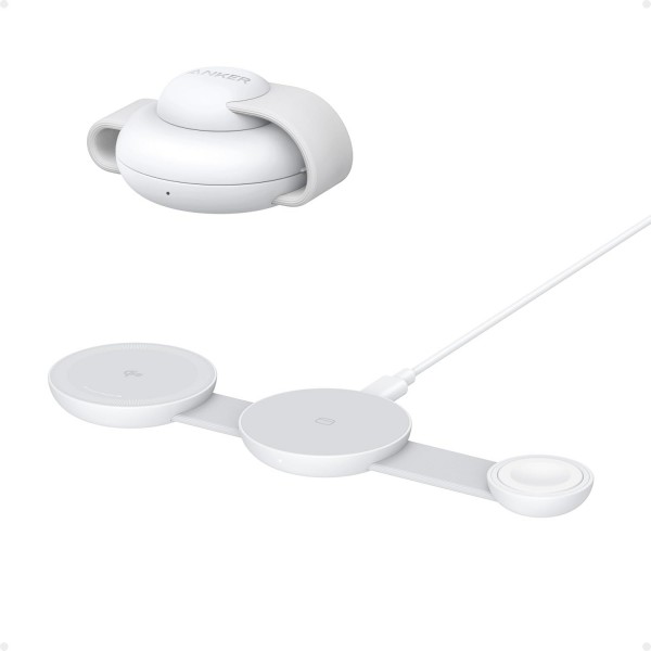ANKER MagGo UFO 3-in-1 Charger 15W Foldable White - ANKER