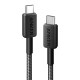 ANKER 322 USB-C to USB-C Cable 480MBps, 60W, 0.9m Black | sup-ob | XML |