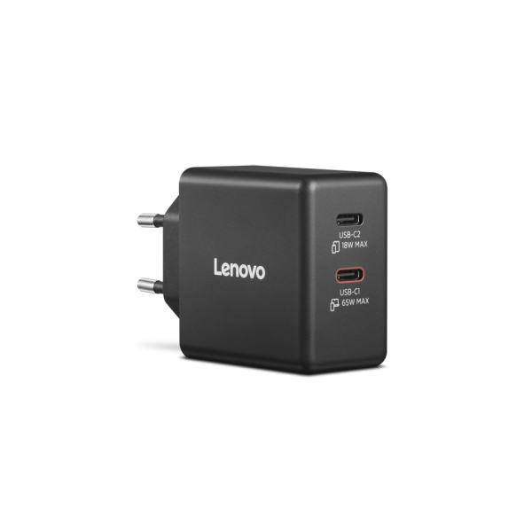 LENOVO Dual USB-C 65W GaN Charger - Τροφοδοτικά Laptop