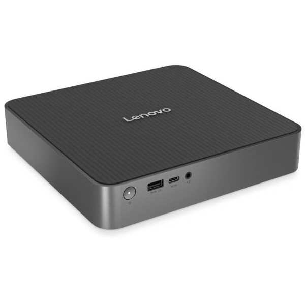 LENOVO PC IdeaCentre Mini 01Q8X10/Snapdragon X X1-26-100/32GB/1TB SSD/Qualcomm Adreno/Win 11 Home/2Y CAR/Luna Grey - Σταθεροί Υπολογιστές