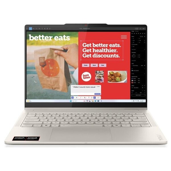 LENOVO Laptop Yoga 7 2-in-1 14AKP10 14&apos;&apos; 2.8K OLED/Ryzen  AI 7-350/32GB/1TB/AMD Radeon Graphics/Win 11 Home/3Y Premium/Seashell - PC & Περιφερειακά & Αναβάθμιση