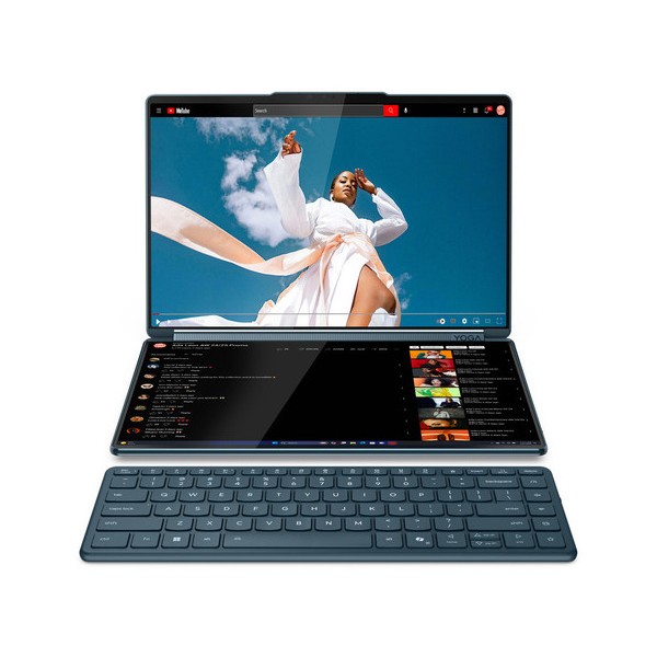 LENOVO Laptop Yoga Book 9 14IAH10 2x 14'' 2.8K WQXGA+ OLED/Ultra7-255H/32GB/1TB SSD/Intel Arc Graphics/Win 11H/3Y Premium/Tidal Teal - 
