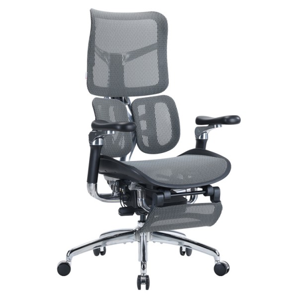 SIHOO ERGONOMIC CHAIR DORO S300 BLACK with Footrest - 
