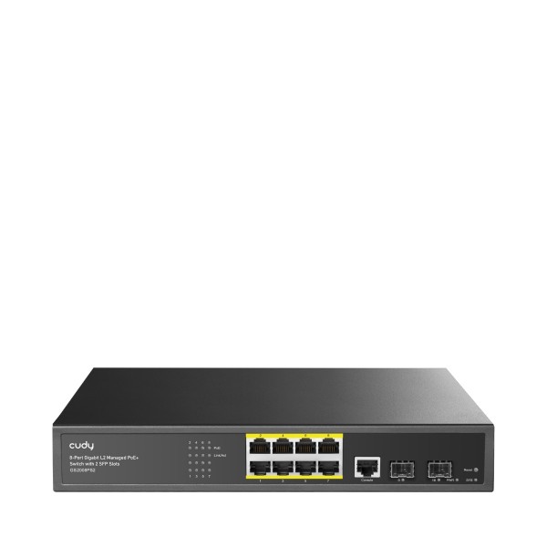 CUDY Switch GS2008PS2 8-GbE PoE L2 Managed with 2-SFP - Σύγκριση Προϊόντων