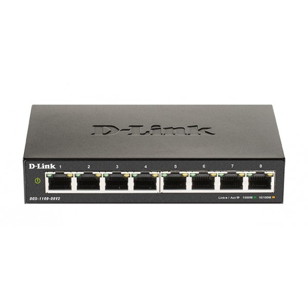 NW Dlink 8port Smart SwitchDGS-1100-8V2 - DLINK
