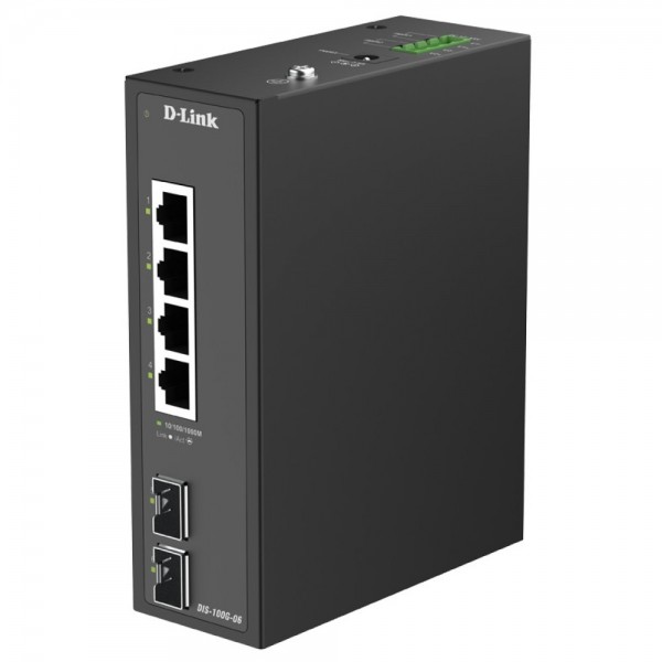 D-LINK DIS-100G-6S SWITCH 4XGB, 2xSFP - Servers - Δικτυακά