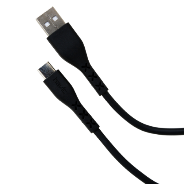 Καλώδιο Κινητού Τηλεφώνου - Havit H68 USB to Type C 1M (Black) - HAVIT
