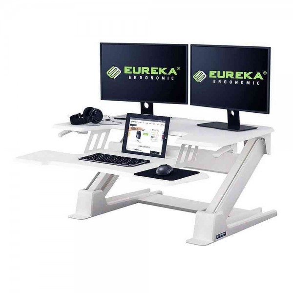 Gaming Γραφείο - Eureka Ergonomic® CV-PRO36 (White) - Σύγκριση Προϊόντων