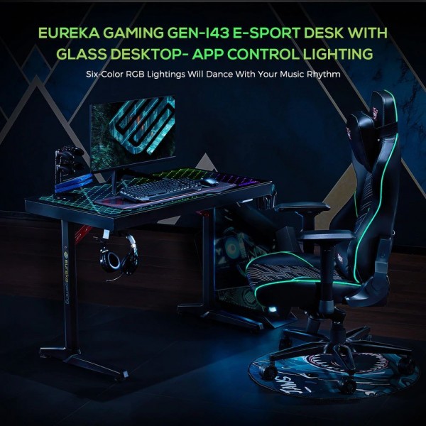 Gaming Γραφείο - Eureka Ergonomic® ERK-GTG-I43-V1 |  |  |