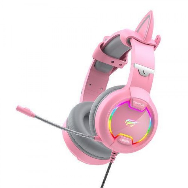 Gaming Ακουστικά - Havit H2233d (PINK) - HAVIT - GAMENOTE