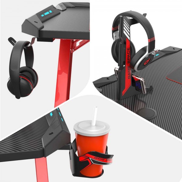 Gaming Αξεσουάρ Γραφείων - Eureka Ergonomic® CA-3R02 Σετ Γραφείου Gaming - EUREKA ERGONOMIC