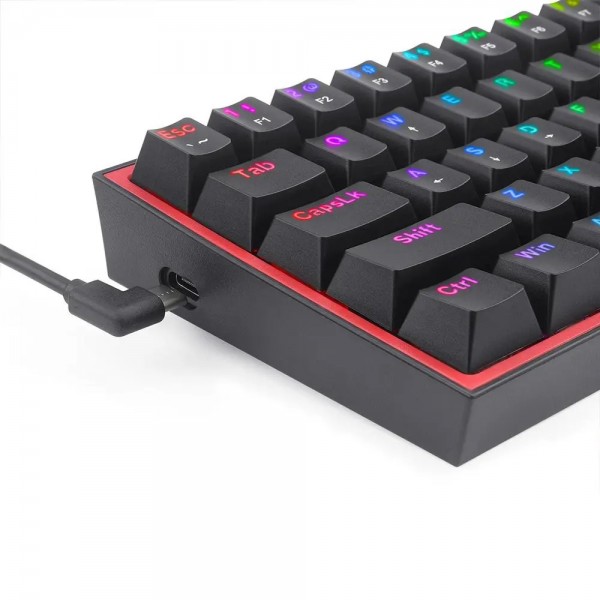 Gaming πληκτρολόγιο - Redragon K617 Fizz RGB (Black) - REDRAGON