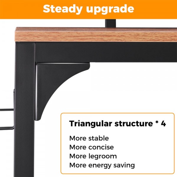 Γραφείο - Eureka Ergonomic® ZX-SS120B-RBB 120x60x76.2εκ. - EUREKA ERGONOMIC