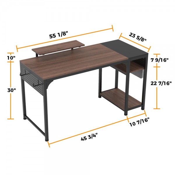 Γραφείο - Eureka Ergonomic® ZX-SS140B-RWB 140x60x76.2εκ.